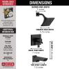 imageDelta Faucet Pivotal 14 Series SingleFunction Tub and Shower Trim Kit Shower Faucet 5Spray H2Okinetic Shower Head Matte Black T14499BL Valve Not IncludedMatte Black