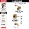 imageDelta Faucet Saylor 14 Series Gold Tub and Shower Faucet Combo Bathtub and Shower Trim System Shower Trim Kit Bathtub Faucet Set Shower Tub Faucet Champagne Bronze T14435CZ Valve Not IncludedChampagne Bronze