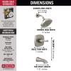 imageDelta Faucet Stryke 14 Series SingleFunction Tub and Shower Trim Kit Shower Faucet SingleSpray H2Okinetic Shower Head Matte Black T14476BL Valve Not IncludedStainless