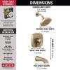imageDelta Faucet Stryke 14 Series SingleFunction Tub and Shower Trim Kit Shower Faucet SingleSpray H2Okinetic Shower Head Matte Black T14476BL Valve Not IncludedChampagne Bronze