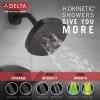 imageDelta Faucet Stryke 14 Series SingleFunction Tub and Shower Trim Kit Shower Faucet SingleSpray H2Okinetic Shower Head Matte Black T14476BL Valve Not IncludedMatte Black
