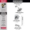 imageDelta Faucet T144766BL 14 Series Tub and Shower Tub ampamp Shower Matte BlackChrome