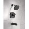 imageDelta Faucet T144766BL 14 Series Tub and Shower Tub ampamp Shower Matte BlackMatte Black