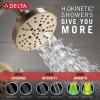 imageDelta Faucet Tetra 17 Series DualFunction Gold Tub and Shower Faucet Set with In2ition 2in1 Shower Head with Handheld Spray Lumicoat Champagne Bronze T17489CZPR Valve Not IncludedChampagne Bronze