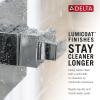 imageDelta Faucet Tetra 17 Series DualFunction Matte Black Shower Faucet Set with In2ition 2in1 Shower Head with Handheld Spray Black Shower Faucet Matte Black T17289BL Valve Not IncludedChrome