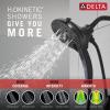 imageDelta Faucet Tetra 17 Series DualFunction Matte Black Shower Faucet Set with In2ition 2in1 Shower Head with Handheld Spray Black Shower Faucet Matte Black T17289BL Valve Not IncludedMatte Black