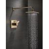 imageDelta Faucet Vero 14 Series SingleFunction Shower Trim Kit with SingleSpray TouchClean Rain Shower Head Champagne Bronze 20 GPM Water Flow T14253CZWE Valve Not IncludedChampagne Bronze