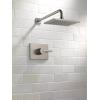 imageDelta Faucet Vero 14 Series SingleFunction Shower Trim Kit with SingleSpray TouchClean Rain Shower Head Champagne Bronze 20 GPM Water Flow T14253CZWE Valve Not IncludedStainless