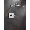 imageDelta Faucet Vero 14 Series SingleFunction Shower Trim Kit with SingleSpray TouchClean Rain Shower Head Champagne Bronze 20 GPM Water Flow T14253CZWE Valve Not IncludedChrome
