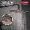 imageDelta Faucet Vero 14 Series SingleFunction Shower Trim Kit with SingleSpray TouchClean Rain Shower Head Champagne Bronze 20 GPM Water Flow T14253CZWE Valve Not IncludedVenetian Bronze