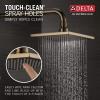 imageDelta Faucet Vero 14 Series SingleFunction Shower Trim Kit with SingleSpray TouchClean Rain Shower Head Stainless T14253SS Valve Not IncludedChampagne Bronze