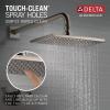imageDelta Faucet Vero 14 Series SingleFunction Shower Trim Kit with SingleSpray TouchClean Rain Shower Head Stainless T14253SS Valve Not IncludedStainless