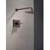 imageDelta Faucet Vero 14 Series SingleFunction Shower Trim Kit with SingleSpray TouchClean Rain Shower Head Stainless T14253SS Valve Not IncludedVenetian Bronze