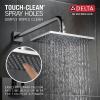 imageDelta Faucet Vero 17 Series DualFunction Shower Trim Kit with SingleSpray TouchClean Rain Shower Head Champagne Bronze 20 GPM Water Flow T17253CZWE Valve Not IncludedChrome
