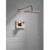 imageDelta Faucet Vero 17 Series DualFunction Shower Trim Kit with SingleSpray TouchClean Rain Shower Head Champagne Bronze 20 GPM Water Flow T17253CZWE Valve Not IncludedStainless