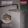 imageDelta Faucet Vero 17 Series DualFunction Shower Trim Kit with SingleSpray TouchClean Rain Shower Head Champagne Bronze 20 GPM Water Flow T17253CZWE Valve Not IncludedVenetian Bronze