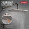 imageDelta Faucet Vero 17 Series DualFunction Shower Trim Kit with SingleSpray TouchClean Rain Shower Head Stainless T17253SS Valve Not Included