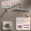 imageDelta Faucet Vero 17T Series DualFunction Shower Trim Kit with SingleSpray TouchClean Rain Shower Head Champagne Bronze T17T253CZ Valve Not IncludedStainless