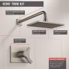 imageDelta Faucet Vero 17T Series DualFunction Shower Trim Kit with SingleSpray TouchClean Rain Shower Head Champagne Bronze T17T253CZ Valve Not IncludedStainless