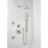 imageDelta Faucet Vero 17T Series DualFunction Shower Trim Kit with SingleSpray TouchClean Rain Shower Head Champagne Bronze T17T253CZ Valve Not IncludedStainless