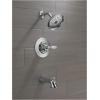 imageDelta Faucet Woodhurst 14 Series SingleHandle Tub and Shower Trim Kit Shower Faucet with SingleSpray TouchClean Shower Head Venetian Bronze T14432RB Valve Not IncludedVenetian Bronze