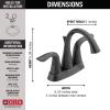 imageDelta Lahara Centerset Brushed Gold Bathroom Faucet 4 Inch 3 Hole Bathroom Sink Faucet for Vanity Metal PushPop Drain Assembly Champagne Bronze 2538CZMPUDSTVenetian Bronze