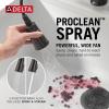 imageDelta Renaldi Matte Black Kitchen Faucet with Pull Down Sprayer Bridge 3 Hole Modern Kitchen Sink Faucet TwoHandle Matte Black 2384LBLDSTVenetian Bronze