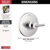 imageDelta T14058PN Trinsic Diverter Trim Polished NickelChrome