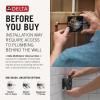 imageDelta T14058PN Trinsic Diverter Trim Polished NickelMatte Black