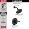 imageDelta T14276BL Stryke Shower Faucet Without Rough Matte BlackMatte Black