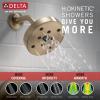 imageDelta Trinsic 14 Series SingleFunction H2Okinetic Bathtub and Shower Faucet Set Polished Nickel Shower Head and Handle Valve Trim Kit Polished Nickel T14459PN Valve Not IncludedChampagne Bronze