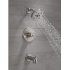 imageDelta Trinsic 14 Series SingleFunction H2Okinetic Bathtub and Shower Faucet Set Polished Nickel Shower Head and Handle Valve Trim Kit Polished Nickel T14459PN Valve Not IncludedStainless