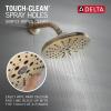 imageDelta Trinsic 17T Series Thermostatic DualFunction H2Okinetic Bathtub and Shower Faucet Set Polished Nickel Shower Head and Handle Valve Trim Kit Polished Nickel T17T459PNH2O Valve Not IncludedChampagne Bronze