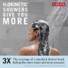 imageDelta Trinsic 17T Series Thermostatic DualFunction H2Okinetic Shower Faucet Set Polished Nickel Shower Head and Handle Valve Trim Kit Polished Nickel T17T259PNH2O Valve Not IncludedPolished Nickel