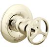 imageDelta Trinsic 6Setting Diverter Valve Trim Kit with Wheel Handle Polished Nickel Shower Handle Diverter Kit Polished Nickel T11958PN Valve Not IncludedBrilliance Polished Nickel