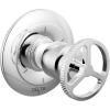 imageDelta Trinsic 6Setting Diverter Valve Trim Kit with Wheel Handle Polished Nickel Shower Handle Diverter Kit Polished Nickel T11958PN Valve Not IncludedChrome