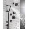 imageDelta Trinsic 6Setting Diverter Valve Trim Kit with Wheel Handle Polished Nickel Shower Handle Diverter Kit Polished Nickel T11958PN Valve Not IncludedMatte Black