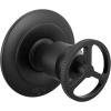 imageDelta Trinsic 6Setting Diverter Valve Trim Kit with Wheel Handle Polished Nickel Shower Handle Diverter Kit Polished Nickel T11958PN Valve Not IncludedMatte Black