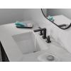 imageDelta Velum Matte Black Bathroom Faucet 3 Hole 8 Inch Widespread Bathroom Sink Faucet for Vanity Metal PushPop Drain Assembly Matte Black 3539LFBLMPUMatte Black