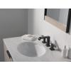 imageDelta Velum Matte Black Bathroom Faucet 3 Hole 8 Inch Widespread Bathroom Sink Faucet for Vanity Metal PushPop Drain Assembly Matte Black 3539LFBLMPUMatte Black