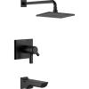 imageDELTA FAUCET T17T499BL Pivotal TempAssure 17T Series Tub ampamp Shower Trim Matte BlackMatte Black