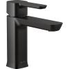 imageDelta 581LFBLGPMPP Modern Bathroom Faucet 10 GPM Water Flow Matte BlackMatte Black
