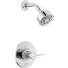 imageDelta Faucet Modern 14 Series Matte Black Shower Faucet Delta Shower Trim Kit with SingleSpray TouchClean Black Shower Head Matte Black T14259BLPP Valve Not IncludedChrome