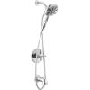 imageDelta Faucet Nicoli 14 Series SingleHandle Tub and Shower Trim Kit Brushed Nickel Shower Faucet with 6Spray Hand Held Shower Head Stainless 144749SSHS Shower Valve IncludedChrome