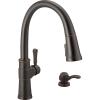 imageDelta Faucet Spargo Brushed Nickel Kitchen Faucet Kitchen Faucets with Pull Down Sprayer Kitchen Sink Faucet Faucet for Kitchen Sink Soap Dispenser SpotShield Stainless 19964ZSPSDDSTOil Rubbed Bronze
