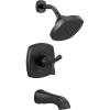 imageDelta Faucet T144766BL 14 Series Tub and Shower Tub ampamp Shower Matte BlackMatte Black