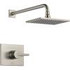 imageDelta Faucet Vero 14 Series SingleFunction Shower Trim Kit with SingleSpray TouchClean Rain Shower Head Champagne Bronze 20 GPM Water Flow T14253CZWE Valve Not IncludedStainless