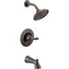 imageDelta Faucet Woodhurst 14 Series SingleHandle Tub and Shower Trim Kit Shower Faucet with SingleSpray TouchClean Shower Head Venetian Bronze T14432RB Valve Not IncludedVenetian Bronze