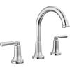 imageDelta Saylor Brushed Gold Bathroom Faucet 3 Hole 8 Inch Widespread Bathroom Sink Faucet for Vanity Metal PushPop Drain Assembly Champagne Bronze 3535CZMPUDSTChrome