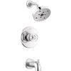 imageDelta Trinsic 14 Series SingleFunction H2Okinetic Bathtub and Shower Faucet Set Polished Nickel Shower Head and Handle Valve Trim Kit Polished Nickel T14459PN Valve Not IncludedChrome
